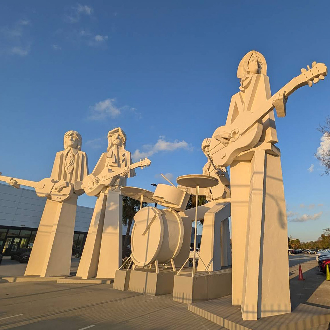 36-Foot-Tall Beatles Statues
