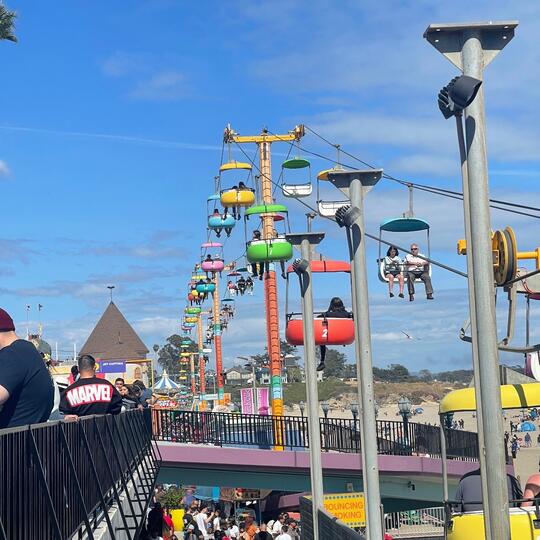 Santa Cruz Beach Boardwalk in Santa Cruz CA