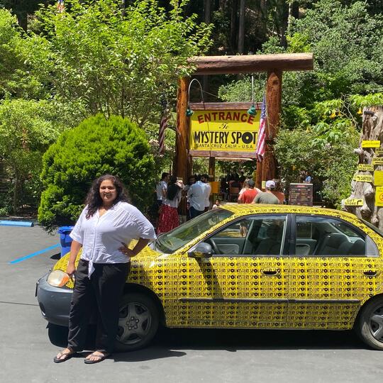 The Mystery Spot in Santa Cruz CA