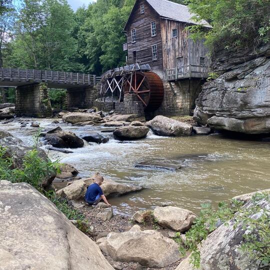 Glade Creek Grist Mill in Danese, WV (2 Photos)