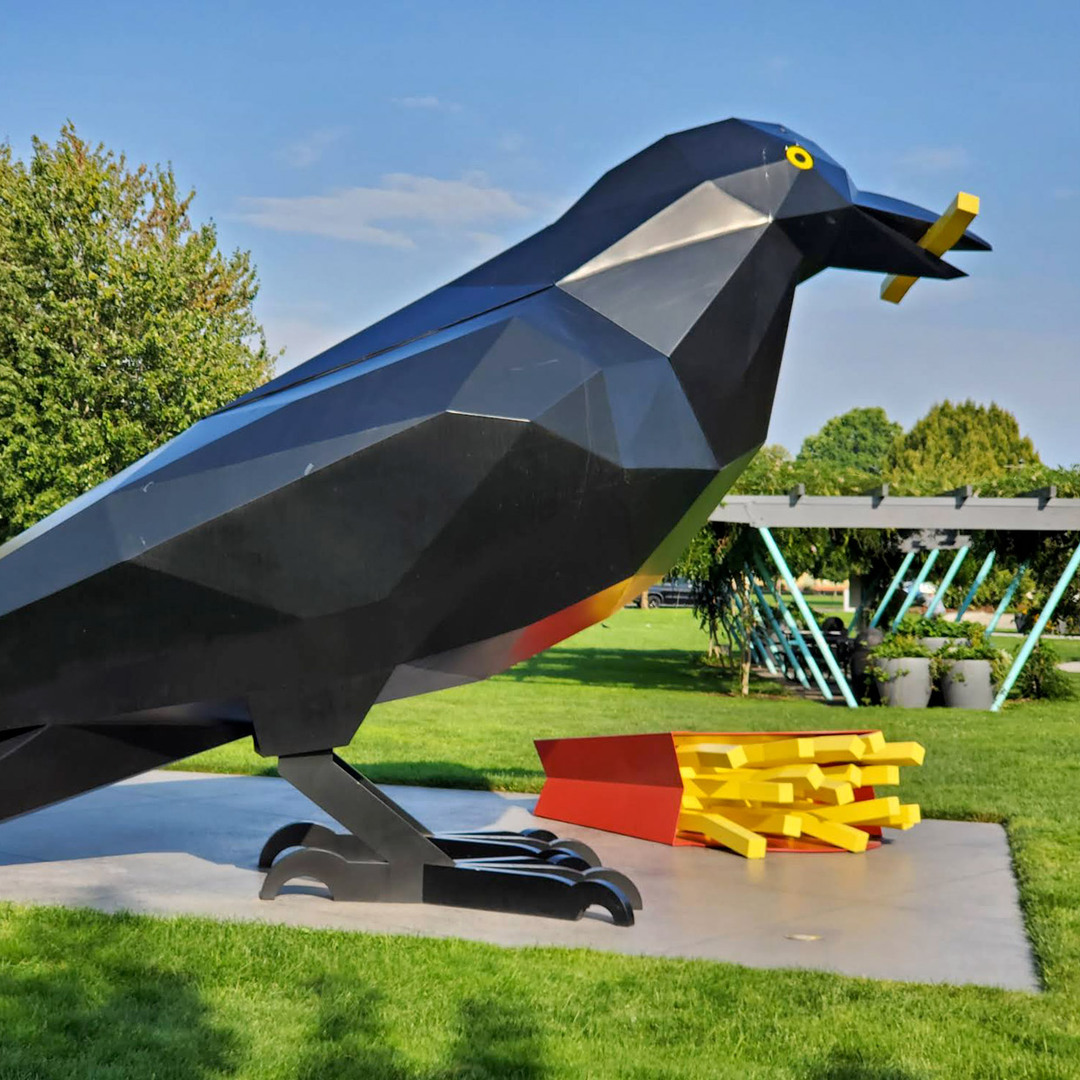Crow with Fries