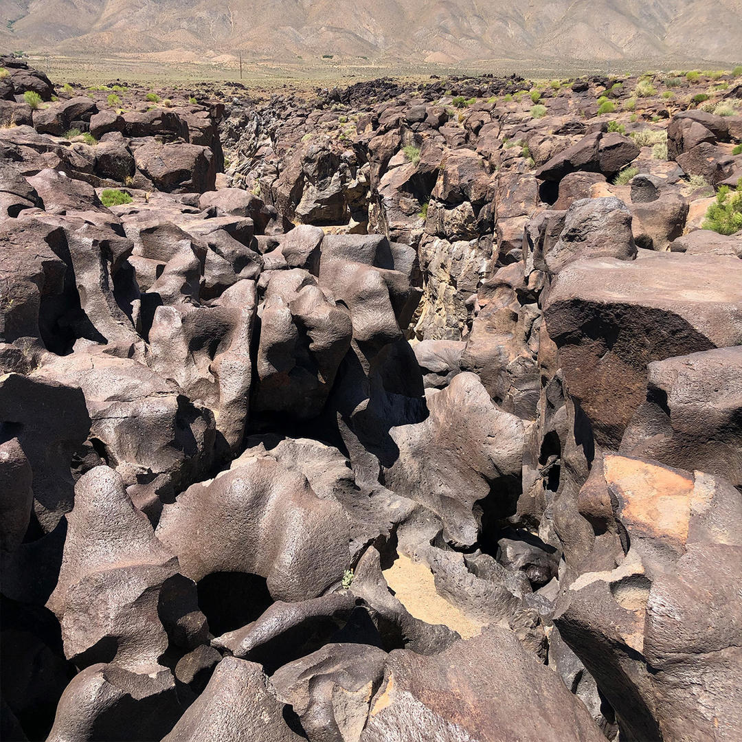 Fossil Falls in Olancha, CA