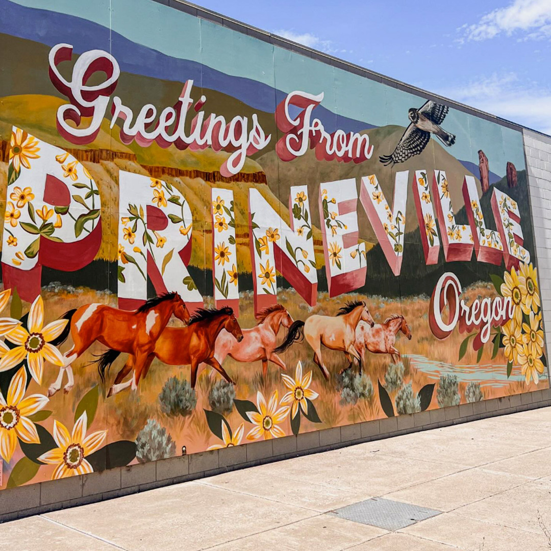 Greetings from Prineville Mural