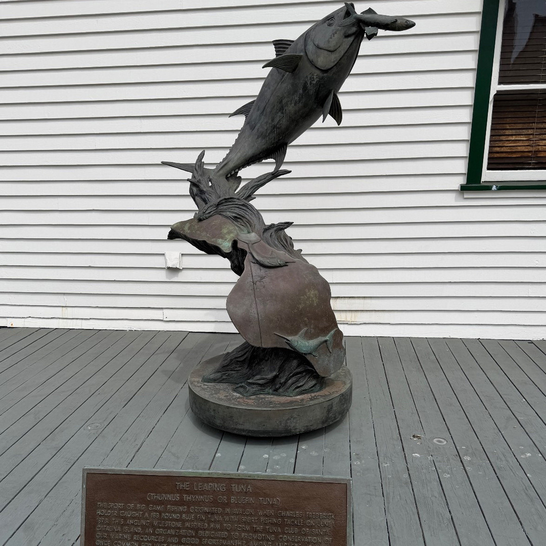 Leaping Tuna Statue