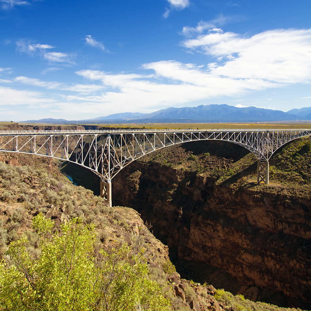 Rio Grande Gorge Bridge In El Prado Nm