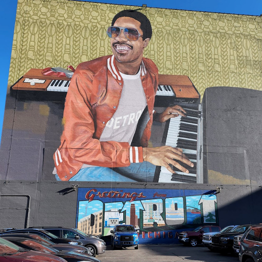 Stevie Wonder Mural