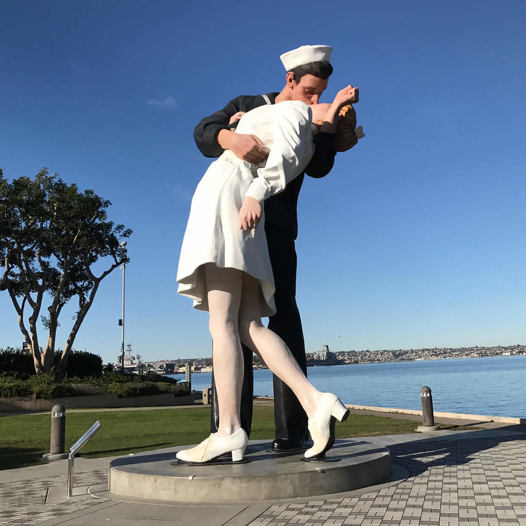 Unconditional Surrender Statue in San Diego, CA (61 Photos)