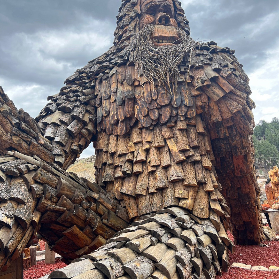 World’s Largest Wooden Bigfoot