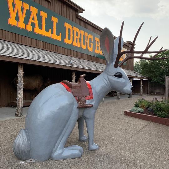 Wall Drug 80ft Dinosaur in Wall, SD