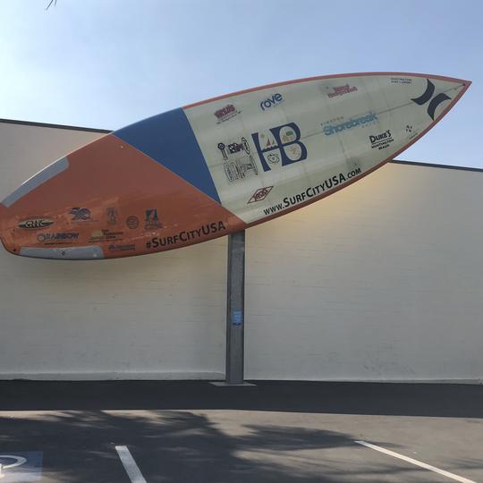 World's Largest Surfboard in Huntington Beach, CA