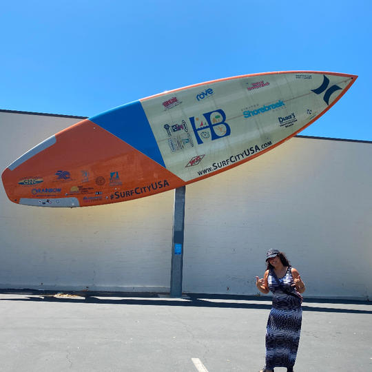 World's Largest Surfboard in Huntington Beach, CA